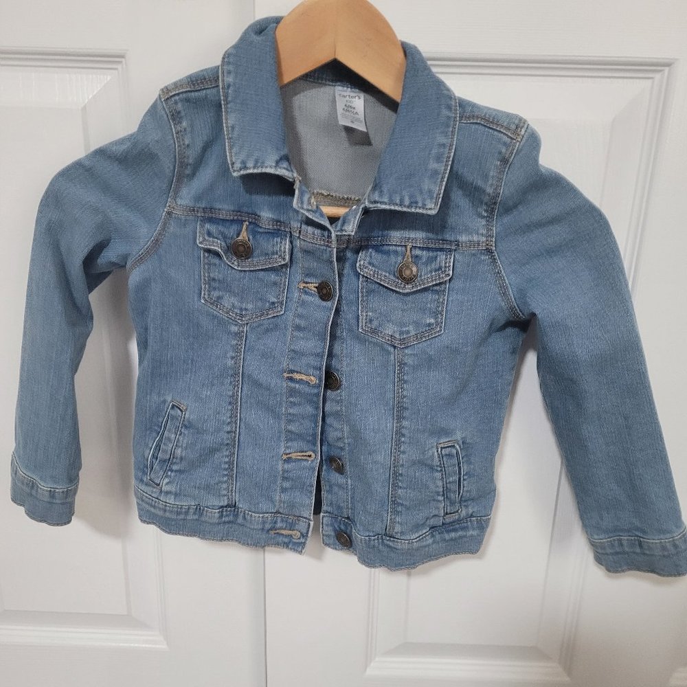 Carter's Jeans coat for girls 6/6x - Picture 2 of 7